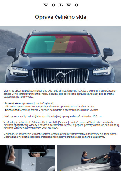 Oprava čelného skla